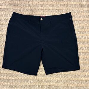 UNTUCKit Men's Navy Flat Front Shorts